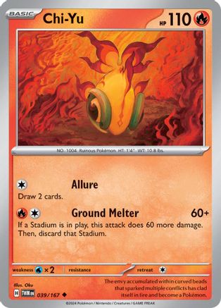 Chi-Yu (039/167) [Scarlet & Violet: Twilight Masquerade] - Pokémon - Card Brawlers | Quebec | Canada |
