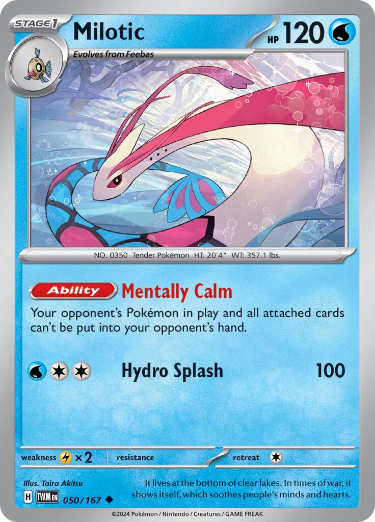 Milotic (050/167) [Scarlet & Violet: Twilight Masquerade] - Pokémon - Card Brawlers | Quebec | Canada |