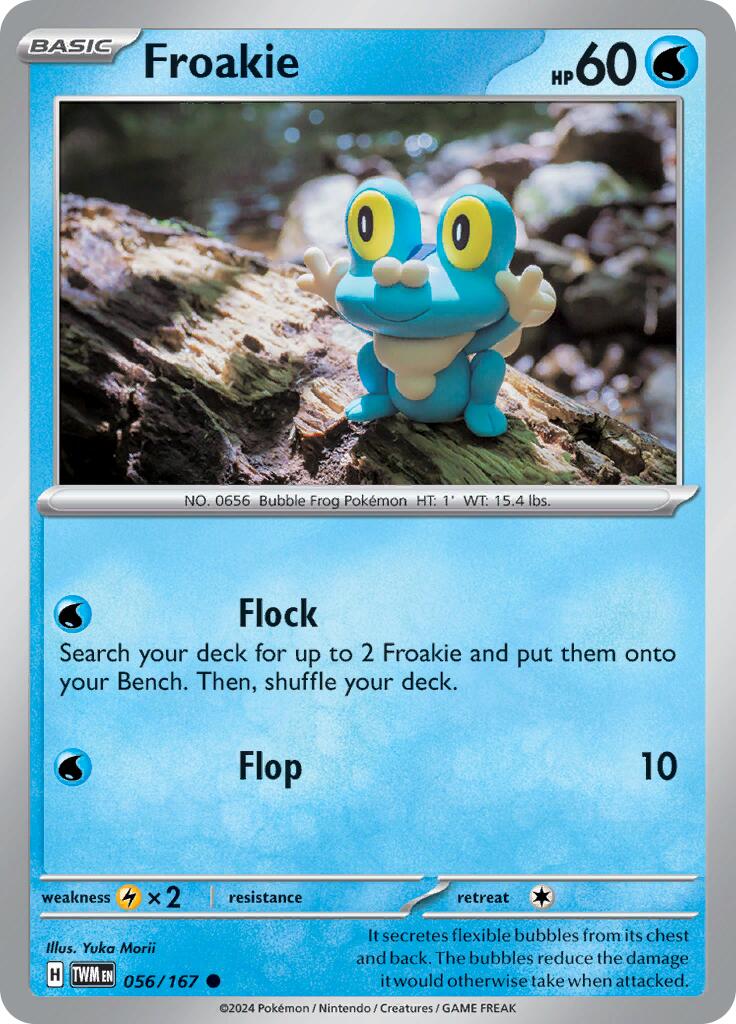 Froakie (056/167) [Scarlet & Violet: Twilight Masquerade] - Pokémon - Card Brawlers | Quebec | Canada |