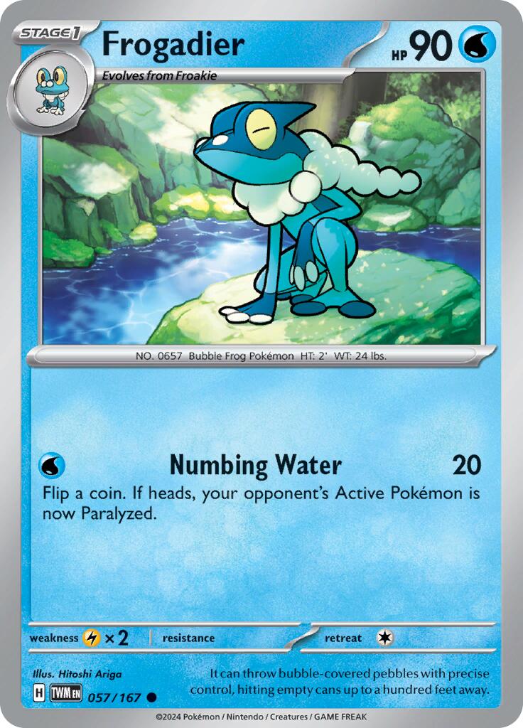 Frogadier (057/167) [Scarlet & Violet: Twilight Masquerade] - Pokémon - Card Brawlers | Quebec | Canada |