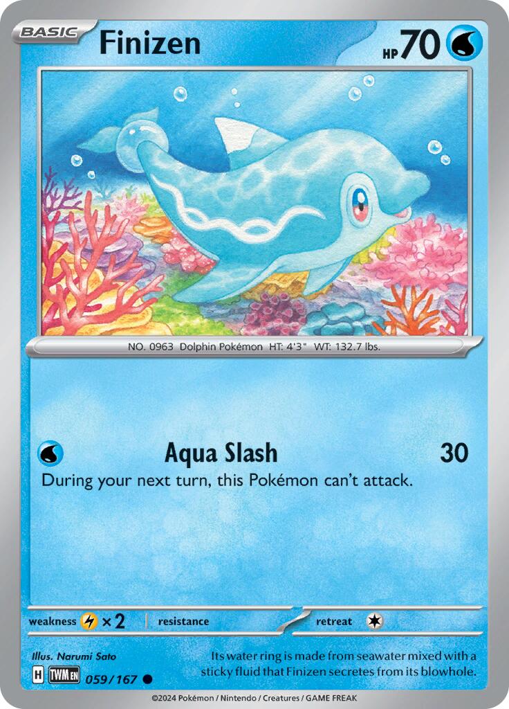 Finizen (059/167) [Scarlet & Violet: Twilight Masquerade] - Pokémon - Card Brawlers | Quebec | Canada |