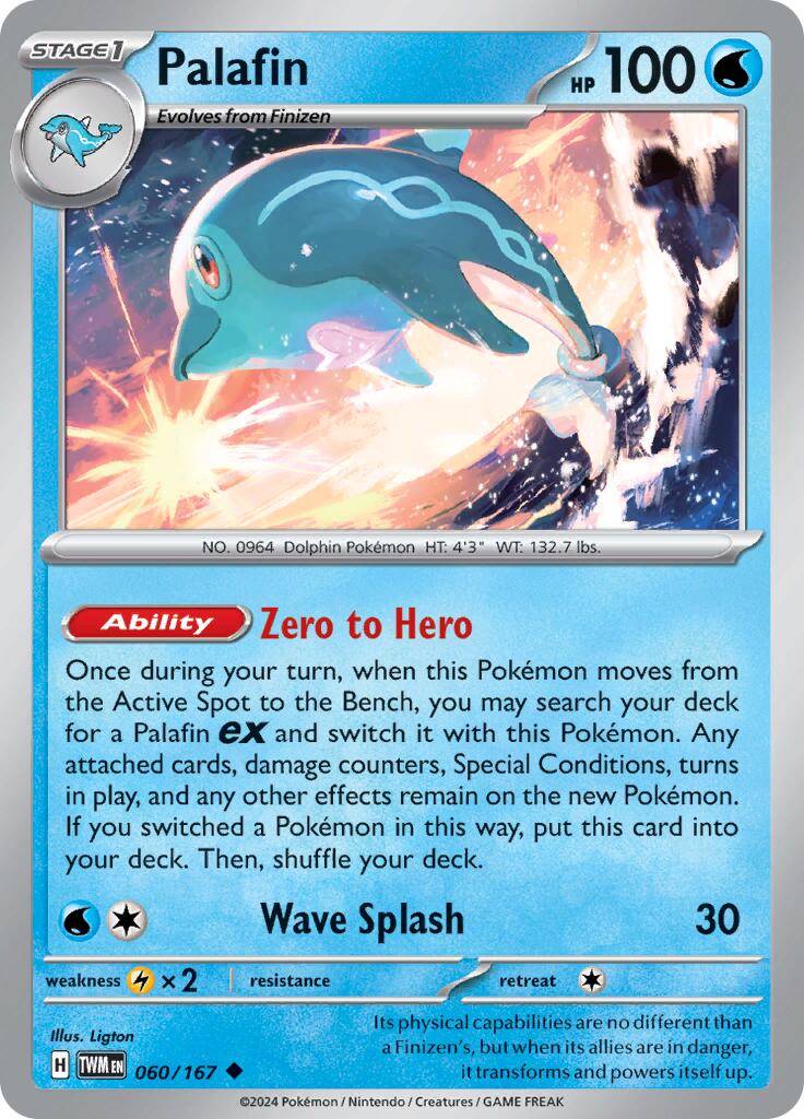 Palafin (060/167) [Scarlet & Violet: Twilight Masquerade] - Pokémon - Card Brawlers | Quebec | Canada |