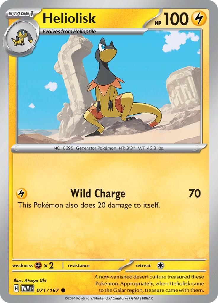 Heliolisk (071/167) [Scarlet & Violet: Twilight Masquerade] - Pokémon - Card Brawlers | Quebec | Canada |