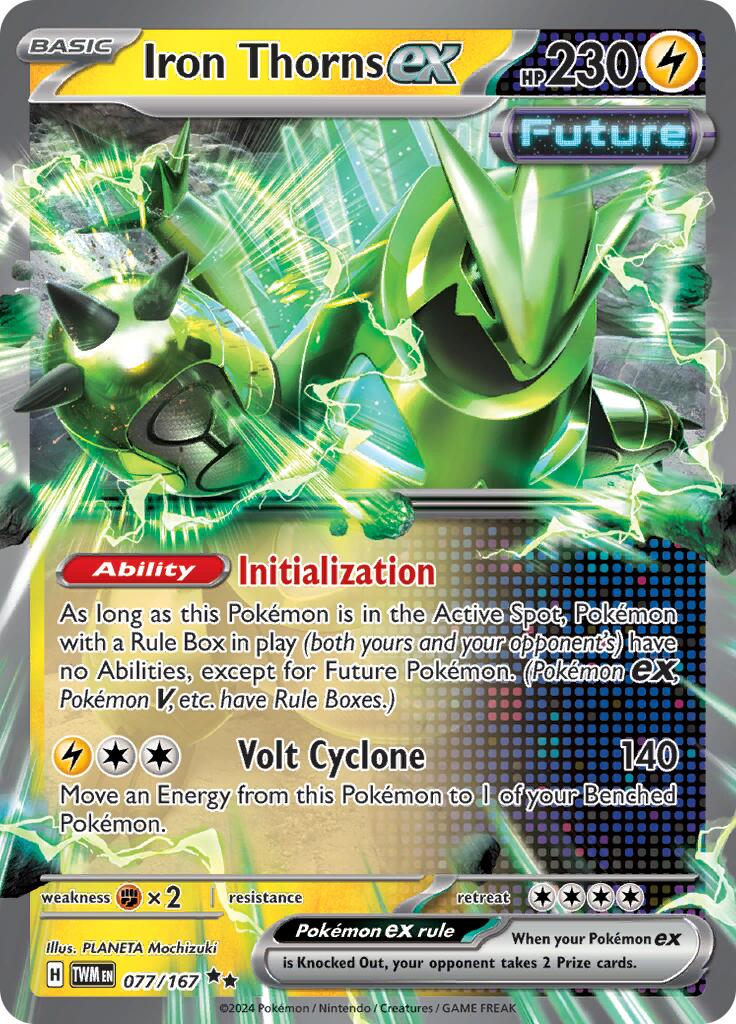 Iron Thorns ex (077/167) [Scarlet & Violet: Twilight Masquerade] - Pokémon - Card Brawlers | Quebec | Canada |