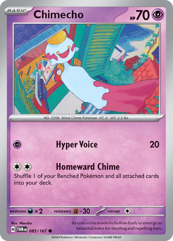 Chimecho (085/167) [Scarlet & Violet: Twilight Masquerade] - Pokémon - Card Brawlers | Quebec | Canada |