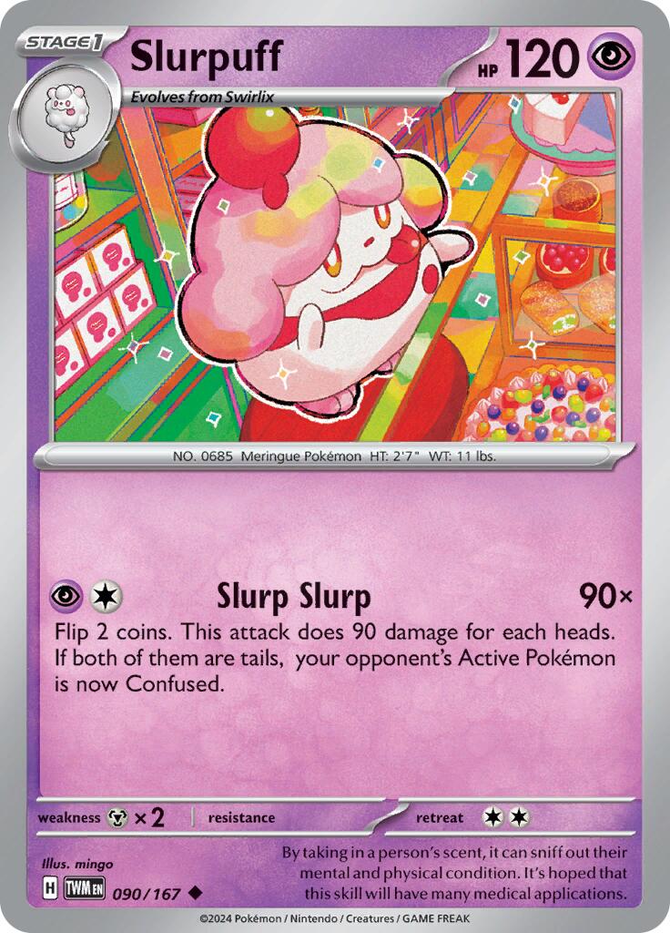 Slurpuff (090/167) [Scarlet & Violet: Twilight Masquerade] - Pokémon - Card Brawlers | Quebec | Canada |