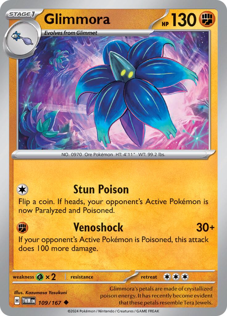 Glimmora (109/167) [Scarlet & Violet: Twilight Masquerade] - Pokémon - Card Brawlers | Quebec | Canada |