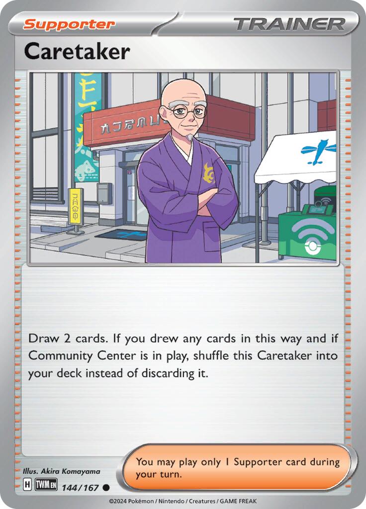 Caretaker (144/167) [Scarlet & Violet: Twilight Masquerade] - Pokémon - Card Brawlers | Quebec | Canada |