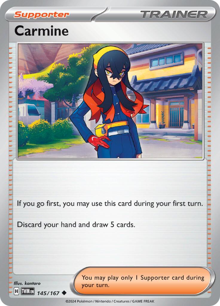 Carmine (145/167) [Scarlet & Violet: Twilight Masquerade] - Pokémon - Card Brawlers | Quebec | Canada |