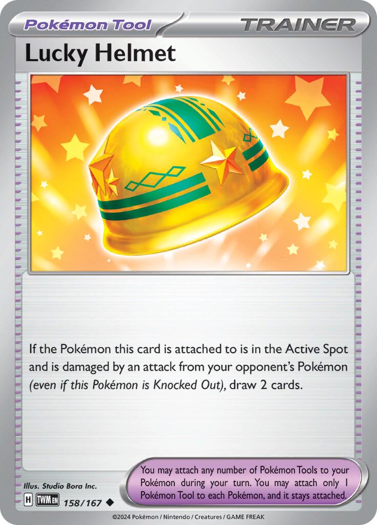 Lucky Helmet (158/167) [Scarlet & Violet: Twilight Masquerade] - Pokémon - Card Brawlers | Quebec | Canada |