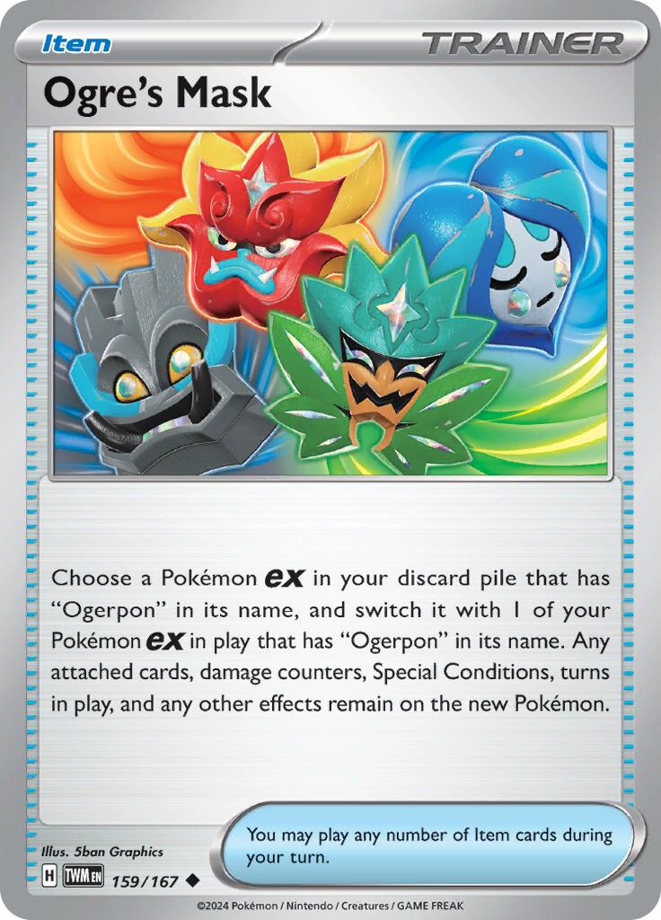 Ogre's Mask (159/167) [Scarlet & Violet: Twilight Masquerade] - Pokémon - Card Brawlers | Quebec | Canada |