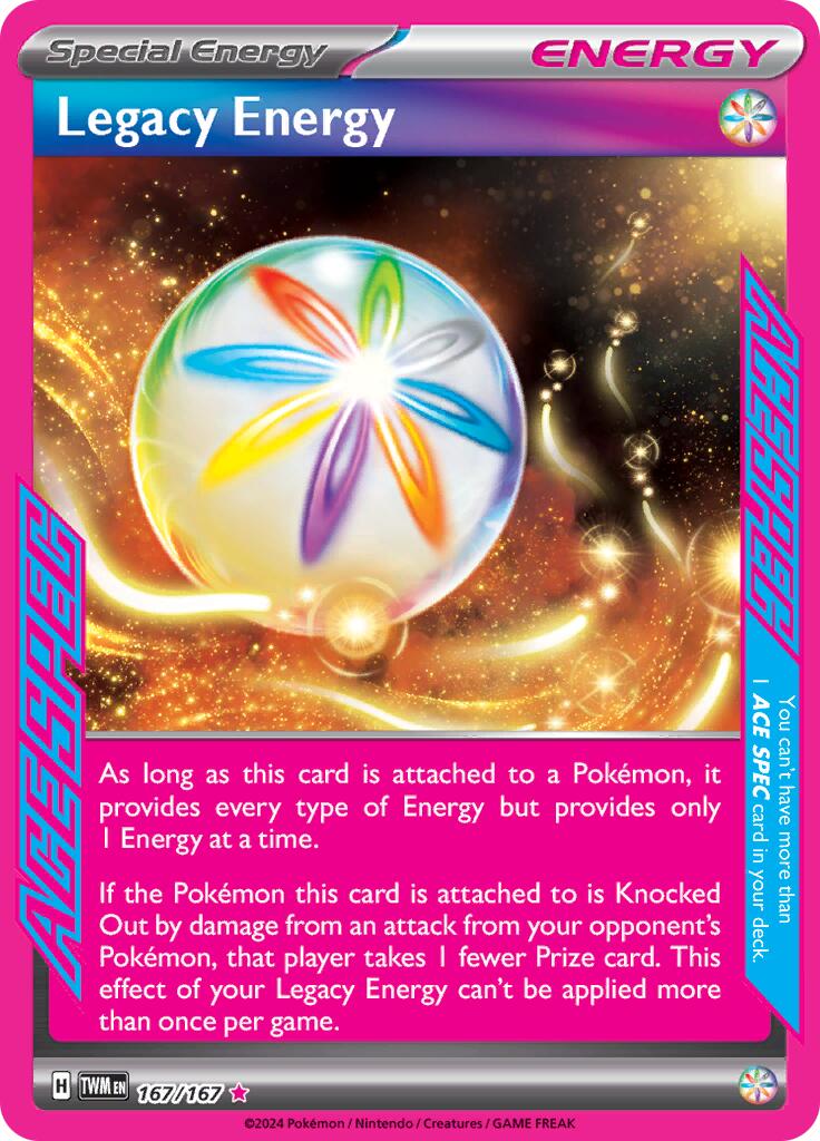 Legacy Energy (167/167) [Scarlet & Violet: Twilight Masquerade] - Pokémon - Card Brawlers | Quebec | Canada |