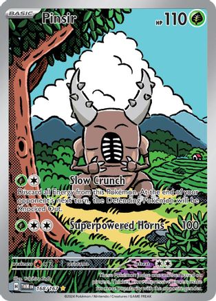 Pinsir (168/167) [Scarlet & Violet: Twilight Masquerade] - Pokémon - Card Brawlers | Quebec | Canada |