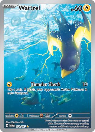 Wattrel (178/167) [Scarlet & Violet: Twilight Masquerade] - Pokémon - Card Brawlers | Quebec | Canada |