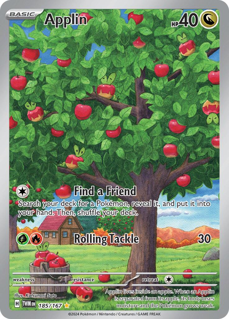 Applin (185/167) [Scarlet & Violet: Twilight Masquerade] - Pokémon - Card Brawlers | Quebec | Canada |