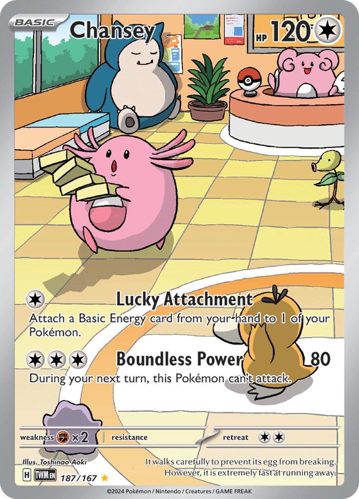 Chansey (187/167) [Scarlet & Violet: Twilight Masquerade] - Pokémon - Card Brawlers | Quebec | Canada |
