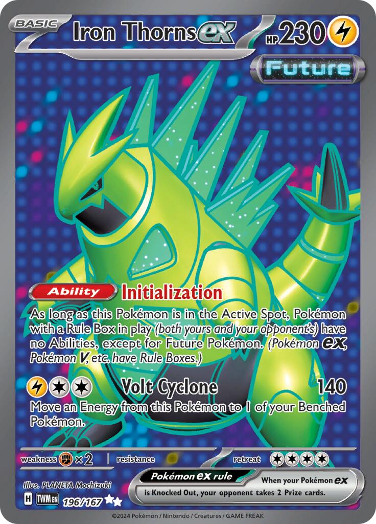 Iron Thorns ex (196/167) [Scarlet & Violet: Twilight Masquerade] - Pokémon - Card Brawlers | Quebec | Canada |