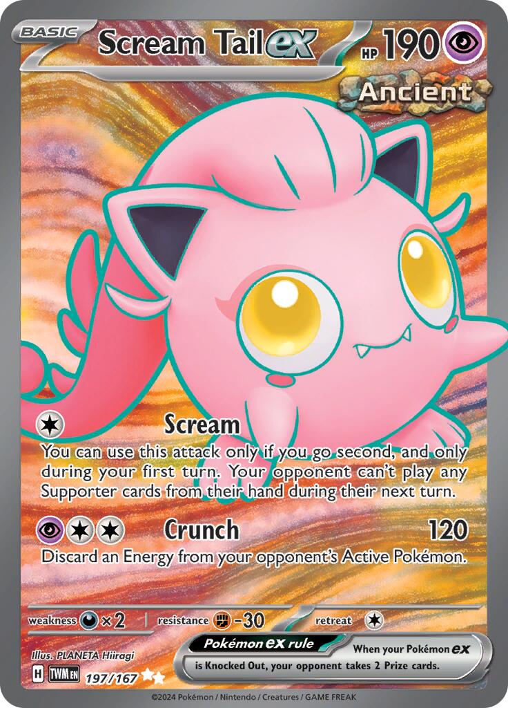 Scream Tail ex (197/167) [Scarlet & Violet: Twilight Masquerade] - Pokémon - Card Brawlers | Quebec | Canada |
