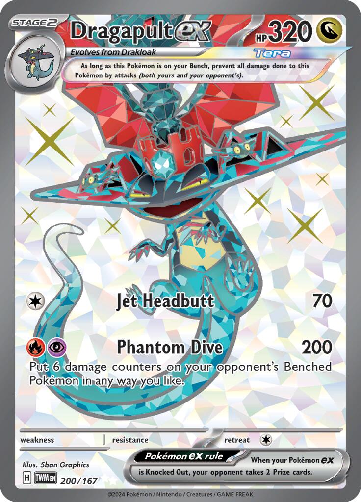 Dragapult ex (200/167) [Scarlet & Violet: Twilight Masquerade] - Pokémon - Card Brawlers | Quebec | Canada |