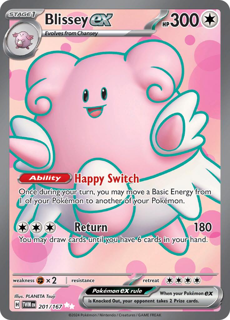 Blissey ex (201/167) [Scarlet & Violet: Twilight Masquerade] - Pokémon - Card Brawlers | Quebec | Canada |