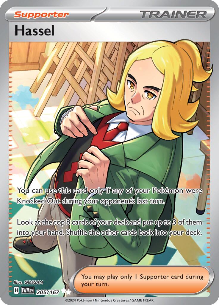 Hassel (205/167) [Scarlet & Violet: Twilight Masquerade] - Pokémon - Card Brawlers | Quebec | Canada |