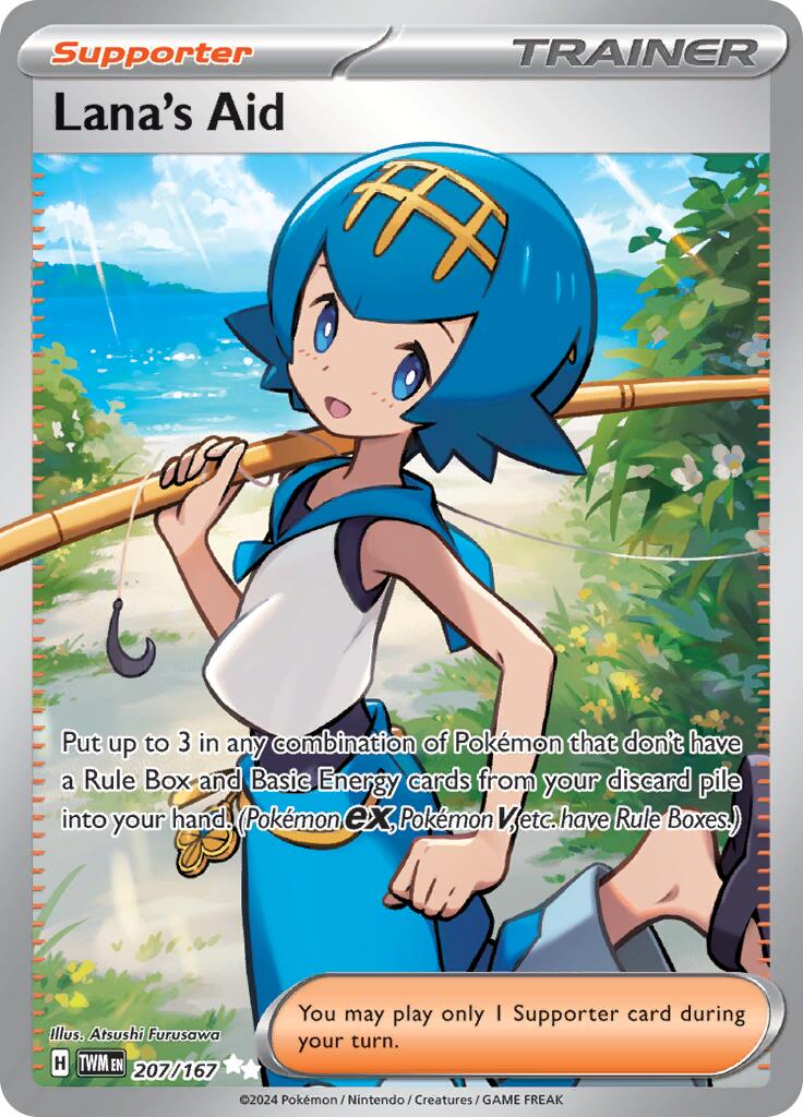 Lana's Aid (207/167) [Scarlet & Violet: Twilight Masquerade] - Pokémon - Card Brawlers | Quebec | Canada |
