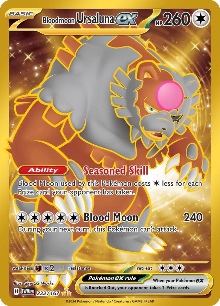 Bloodmoon Ursaluna ex (222/167) [Scarlet & Violet: Twilight Masquerade] - Pokémon - Card Brawlers | Quebec | Canada |