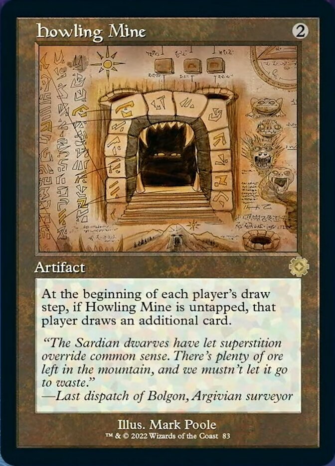 Howling Mine (Retro Schematic) [The Brothers' War Retro Artifacts] - Magic: The Gathering - Card Brawlers | Quebec | Canada |