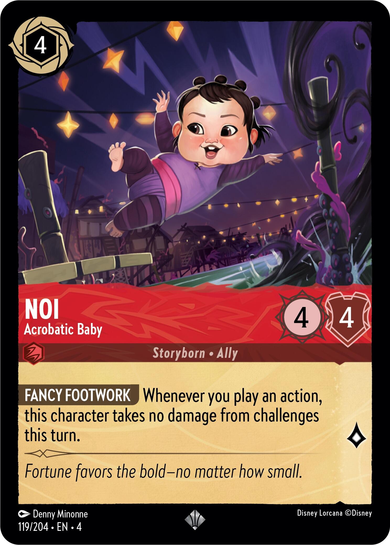 Noi - Acrobatic Baby (119/204) [Ursula's Return] - Disney - Card Brawlers | Quebec | Canada |
