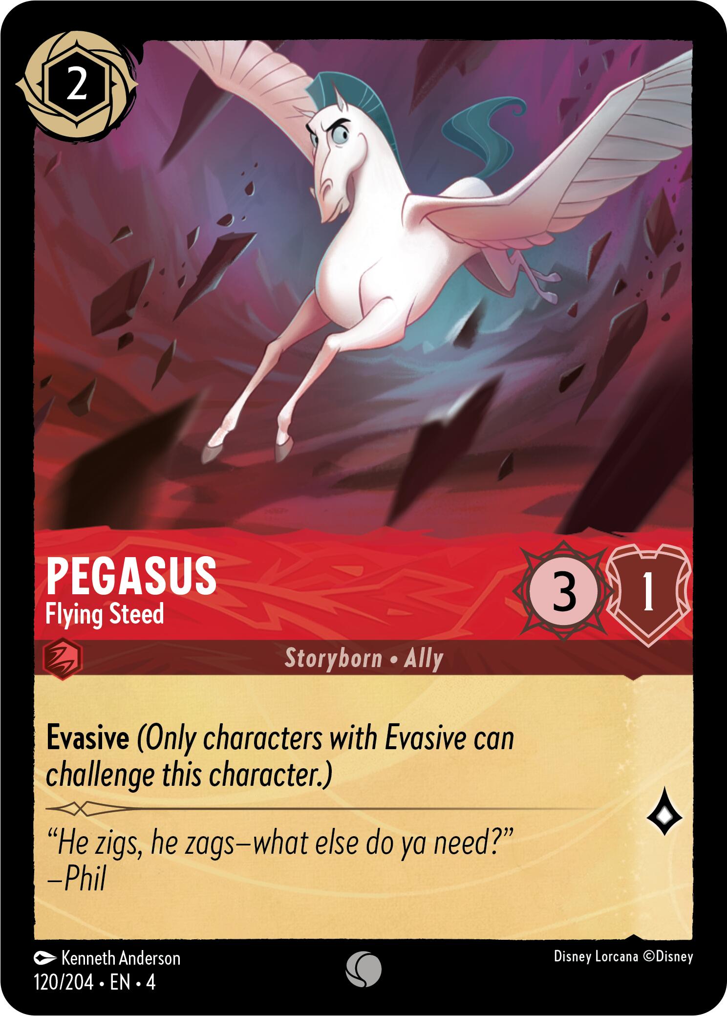 Pegasus - Flying Steed (120/204) [Ursula's Return] - Disney - Card Brawlers | Quebec | Canada |
