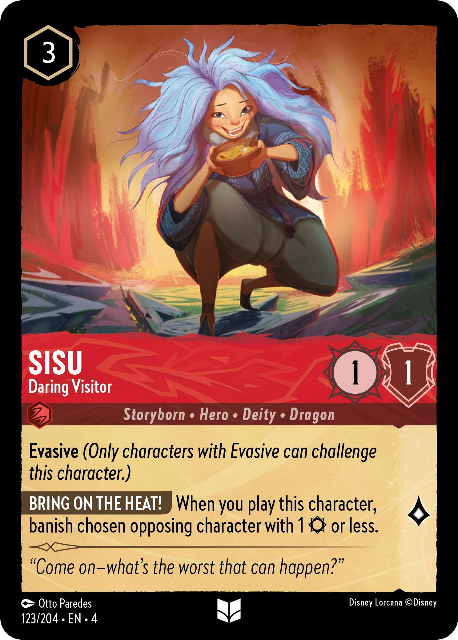 Sisu - Daring Visitor (123/204) [Ursula's Return] - Disney - Card Brawlers | Quebec | Canada |