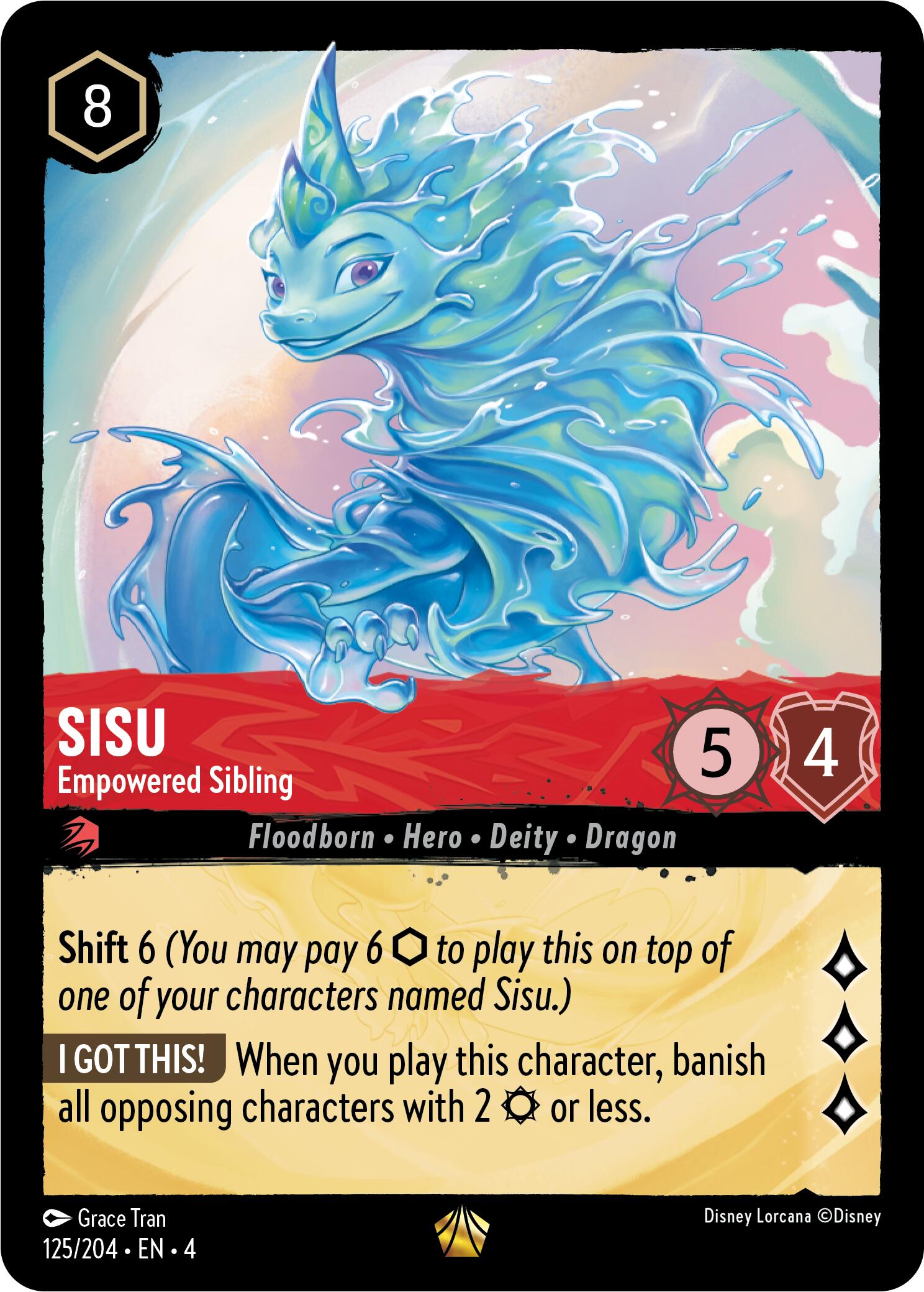 Sisu - Empowered Sibling (125/204) [Ursula's Return] - Disney - Card Brawlers | Quebec | Canada |