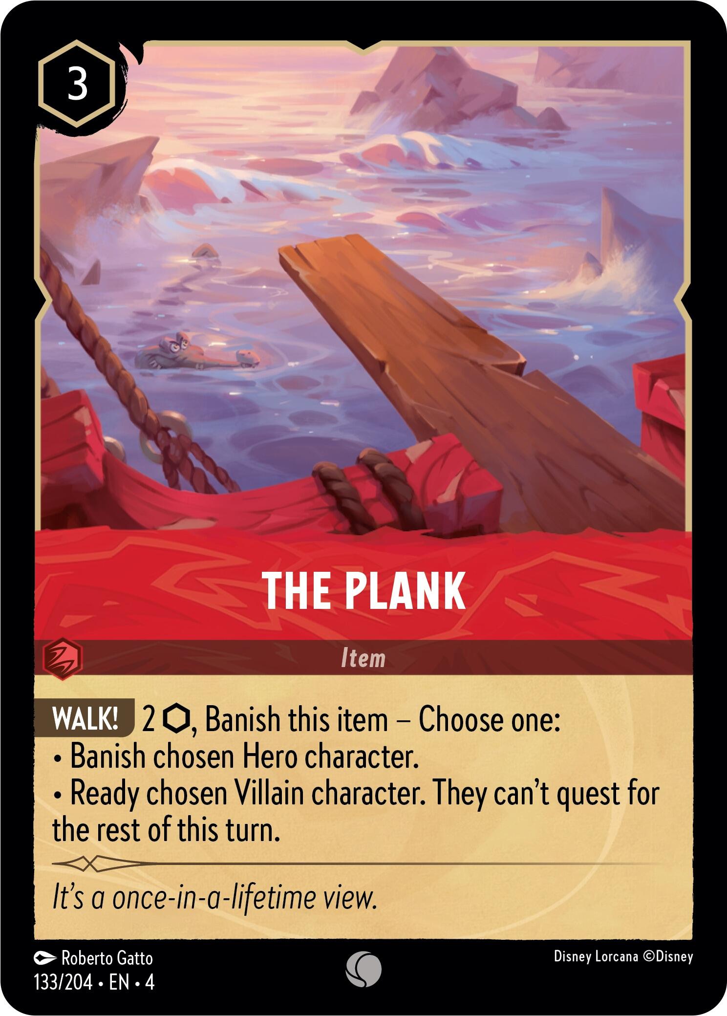 The Plank (133/204) [Ursula's Return] - Disney - Card Brawlers | Quebec | Canada |