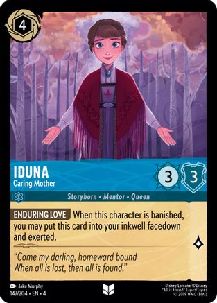 Iduna - Caring Mother (147/204) [Ursula's Return] - Disney - Card Brawlers | Quebec | Canada |