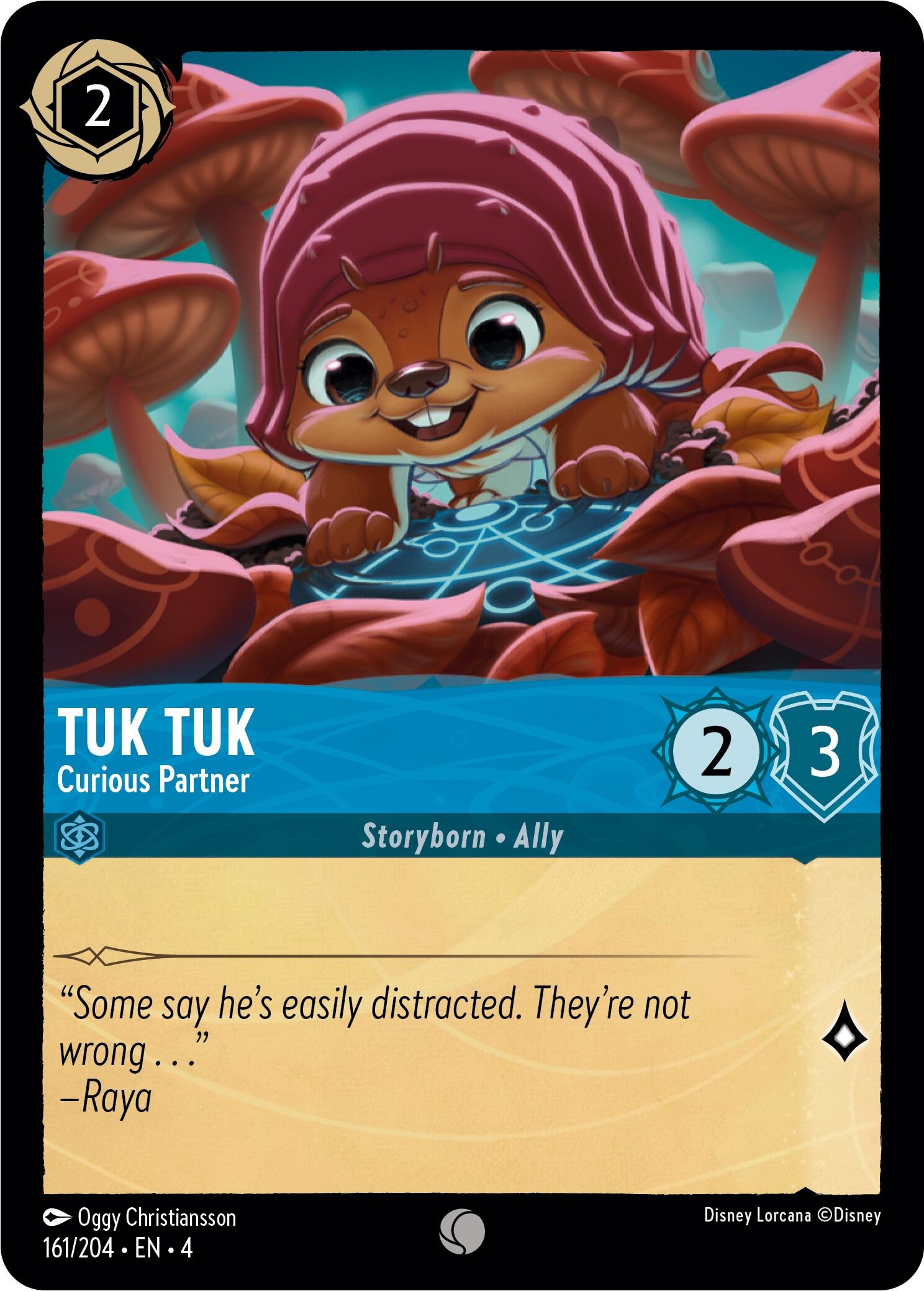 Tuk Tuk - Curious Partner (161/204) [Ursula's Return] - Disney - Card Brawlers | Quebec | Canada |