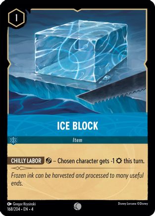 Ice Block (168/204) [Ursula's Return] - Disney - Card Brawlers | Quebec | Canada |
