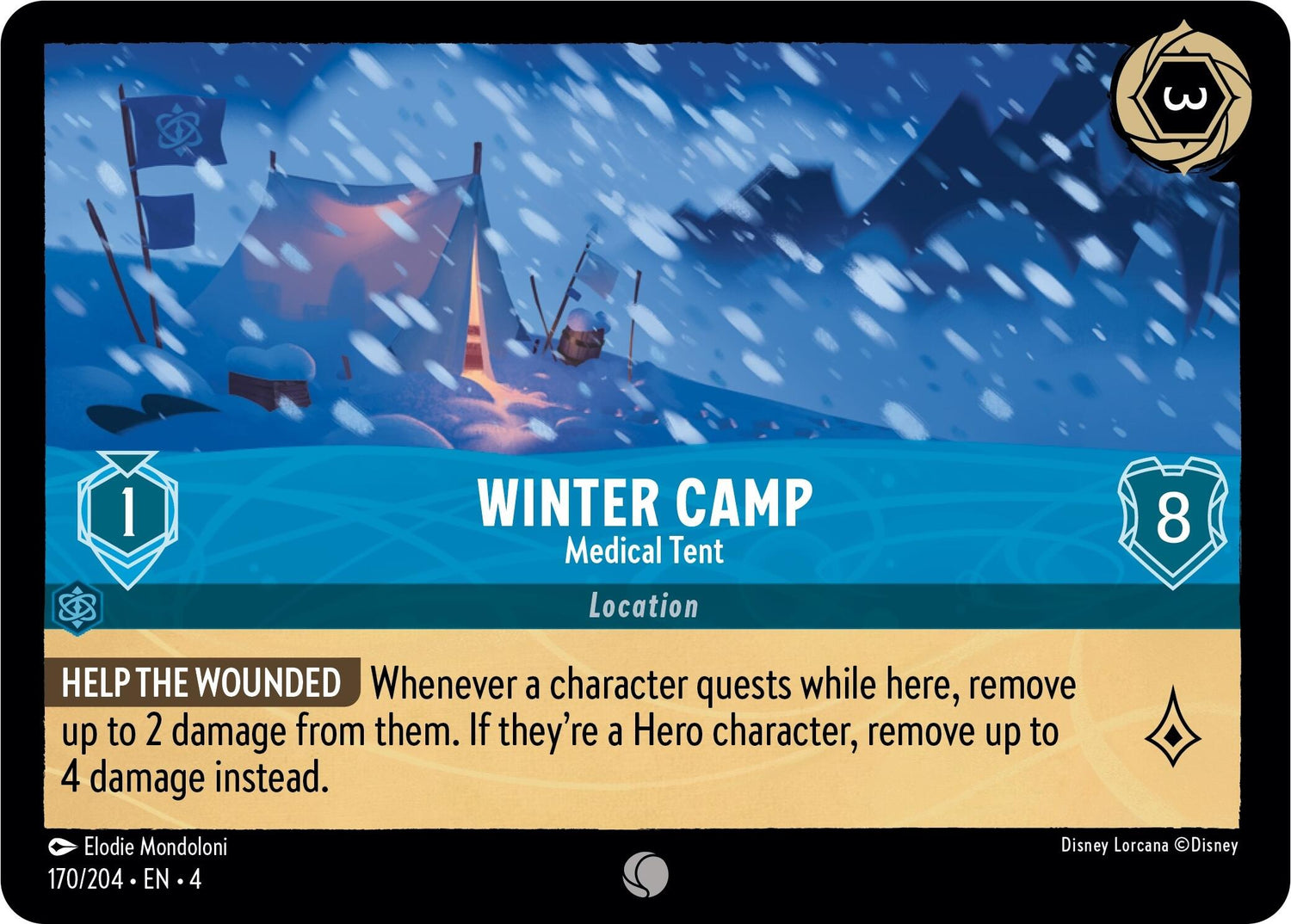 Winter Camp - Medical Tent (170/204) [Ursula's Return] - Disney - Card Brawlers | Quebec | Canada |