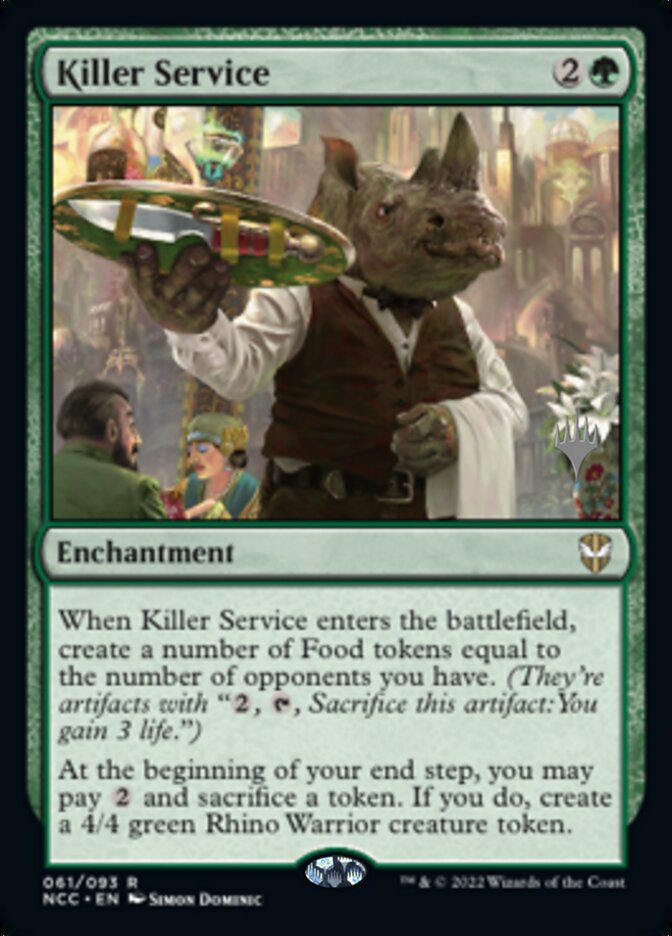 Killer Service (Promo Pack) [Streets of New Capenna Commander Promos] - Magic: The Gathering - Card Brawlers | Quebec | Canada |