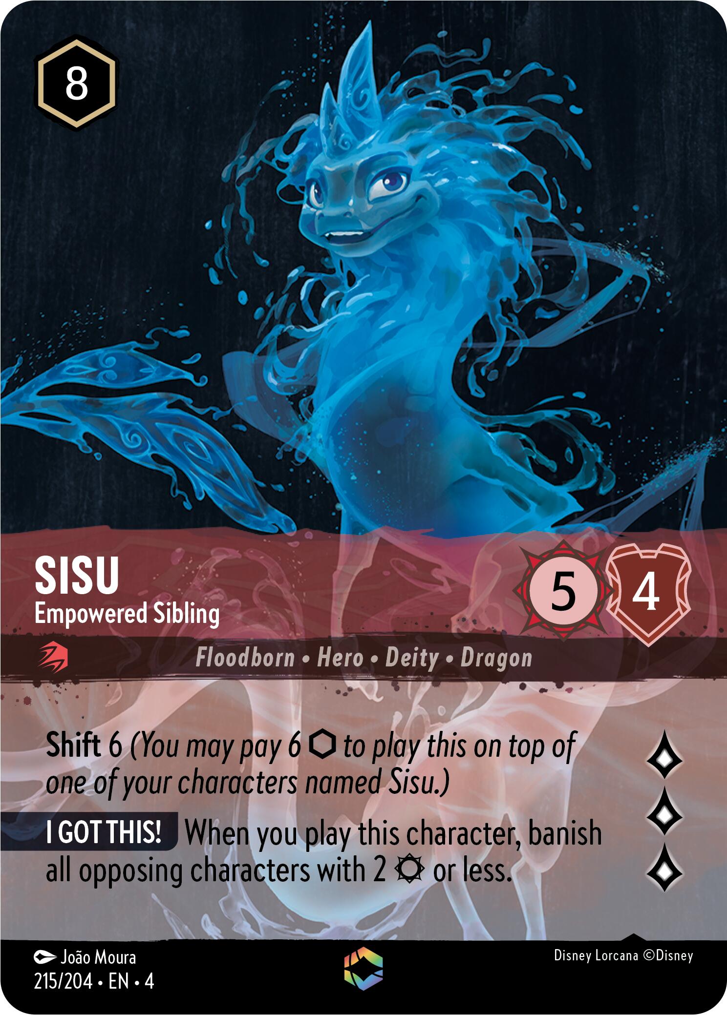 Sisu - Empowered Sibling (Enchanted) (215/204) [Ursula's Return] - Disney - Card Brawlers | Quebec | Canada |