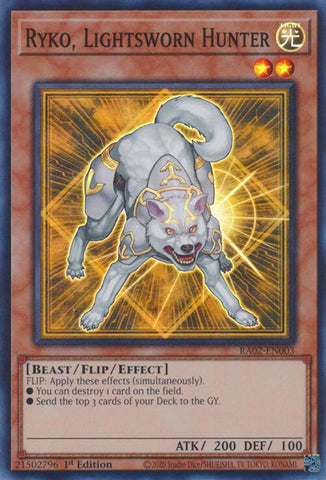 Ryko, Lightsworn Hunter [RA02-EN003] Super Rare - Yu-Gi-Oh! - Card Brawlers | Quebec | Canada |