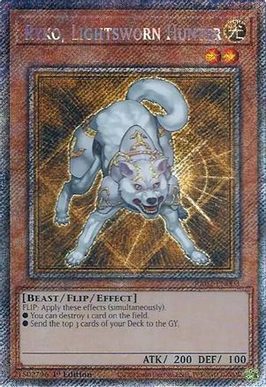 Ryko, Lightsworn Hunter (Platinum Secret Rare) [RA02-EN003] Platinum Secret Rare - Yu-Gi-Oh! - Card Brawlers | Quebec | Canada |