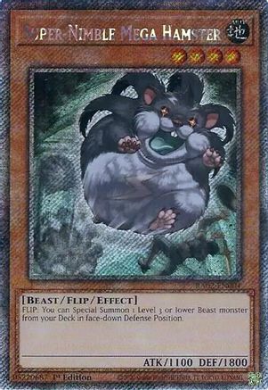 Super-Nimble Mega Hamster (Platinum Secret Rare) [RA02-EN004] Platinum Secret Rare - Yu-Gi-Oh! - Card Brawlers | Quebec | Canada |