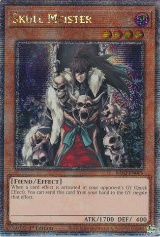 Skull Meister (Quarter Century Secret Rare) [RA02-EN005] Quarter Century Secret Rare