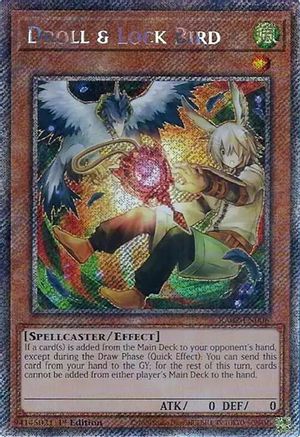 Droll & Lock Bird (Alternate Art) (Platinum Secret Rare) [RA02-EN006] Platinum Secret Rare - Yu-Gi-Oh! - Card Brawlers | Quebec | Canada |