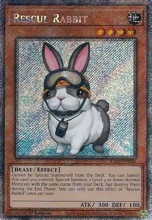 Rescue Rabbit (Platinum Secret Rare) [RA02-EN008] Platinum Secret Rare - Yu-Gi-Oh! - Card Brawlers | Quebec | Canada |