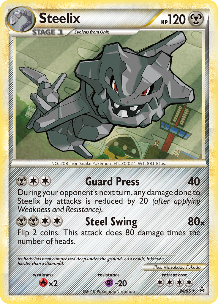 Steelix (24/95) [HeartGold & SoulSilver: Unleashed] - Pokémon - Card Brawlers | Quebec | Canada |