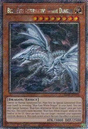 Blue-Eyes Alternative White Dragon (Platinum Secret Rare) [RA02-EN010] Platinum Secret Rare - Yu-Gi-Oh! - Card Brawlers | Quebec | Canada |