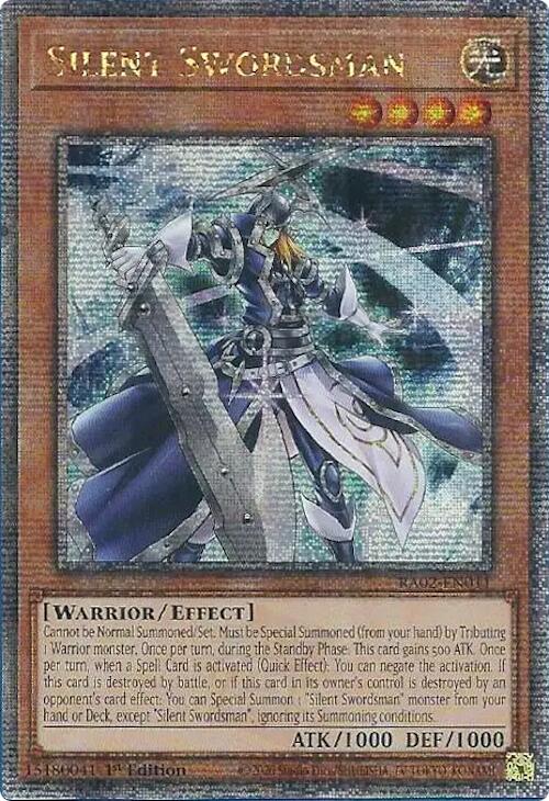 Silent Swordsman (Quarter Century Secret Rare) [RA02-EN011] Quarter Century Secret Rare