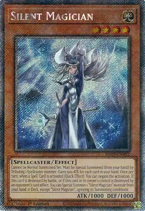 Silent Magician (Platinum Secret Rare) [RA02-EN012] Platinum Secret Rare