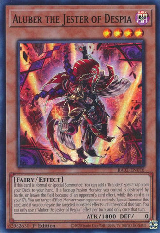 Aluber the Jester of Despia [RA02-EN016] Super Rare - Yu-Gi-Oh! - Card Brawlers | Quebec | Canada |